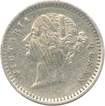 Error Silver Two Annas Coin of Victoria Queen of 1841.