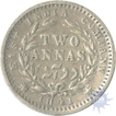 Error Two Annas Coin of Victoria Queen of 1841.