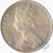 Error Silver One Rupee Coin of Victoria Empress 1901.
