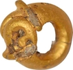 Gold leafed Ear Ornament of Ujjaini Region.