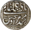 Silver Rupee of Murad Bakhsh of Kanbayat mint.