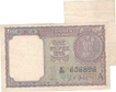 Error One  Rupee Bank Note of  Signed by L. K. Jha  of Republic India of 1963.