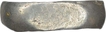 Silver Bent Bar of Punch Marked coin of Gandhara janapada.