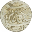 Silver Rupee of Bharatpur State in the name of Shah Alam II of Akbarabad Mustaqir al Khilafat Mint.