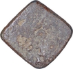 Square Lead Coin of Nashik Region of Satakarni I of Satavahana Dynasty.