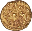 Rare Gold Gajapati Pagoda Coin of Western Ganga Dynasty.