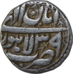 Silver One Rupee Coin of Akbar of Lahore Mint of Aban Month. 