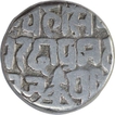 Silver One Rupee Coin of Ajit Singh of Gwalior Feudatory Bajrangarh.