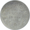 Silver One Rupee Coin of Victoria Empress of 1878.