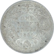 Silver One Rupee Coin of Victoria Empress of 1880.