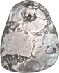 Punch Marked Silver Half Karshapana Coin of Vidarbha Janapada. 