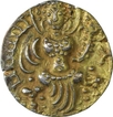 Very Rare Gold Dinar Coin of Shaka of Kidara of Kushan Dynasty.