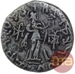 Rare Silver Tetradrachma Coin of Indo Scythians.