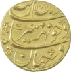 Gold Mohur Coin of Aurangzeb Alamgir of Aurangabad Mint. 