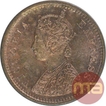 Copper One Twelfth Anna Coin of Victoria Empress of 1886.
