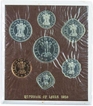 Republic India Proof Set of Bombay Mint of the Year 1950.