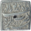 Silver Square One Rupee Coin of Jahangir of Agra Mint of Shahrewar Month.