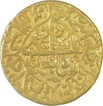 Gold Mohur Coin of Shahjahan of Akbarabad Mint.