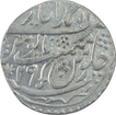 Silver One Rupee Coin of Bedar Bakht of Ahmadabad Mint.