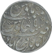 Silver One Rupee Coin of Ahmadnagar Farrukhabad Mint of Farrukhabad.