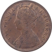 Copper One Quarter Anna Coin of Victoria Empress of Calcutta Mint of 1893.