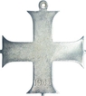 Silver Military Cross Medal of King George VI of British India.