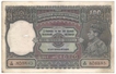 King George VI Hundred Rupees Note of C.D. Deshmukh Calcutta Circle.