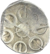 Punch Marked Silver One Eighth Shana Coin of Gandhara Janapada.