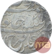 Silver One Rupee Coin of Ahmadnagar Farukhabad Mint of Farukhabad.