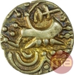Gold Dinar Coin of Vigrahadeva of Kidara of Kashmir.
