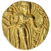 Rare Gold Dinar Coin of Skandagupta of Gupta Dynasty.