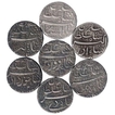 Silver One Rupee Coins of Jahangir Salim Shah of Ahmadabad Mint of Different Months.