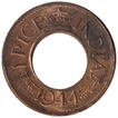 Copper One Pice of King George VI of Calcutta Mint of 1944.