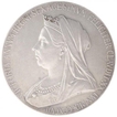 Silver Medallion of Queen Victoria of Great Britain.