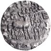 Very Rare Silver Drachma Coin of Amoghbuti of Kuninda Dynasty.