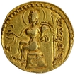 Extremely Rare Gold Dinar Coin of Samudragupta of Gupta Dynasty of Lyrist type.