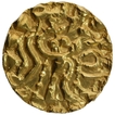 Rare Gold Dinar Coin of Sridharanarata of Samatata Region of Post Guptas.