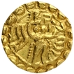 Gold Dinar Coin of Samatata Region of Post Guptas.