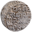 Silver One Rupee Coin Of Jai Singh of Bajranggarh State.