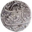 Silver One Rupee Coin of Jahandar Shah of Itawa Mint.