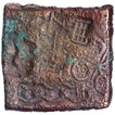 Copper Square Coin of City State of Eran Vidisha Region.