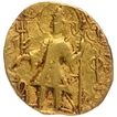 Gold Dinar Coin of Vasishka of Kushan Dynasty of Ardoksho type.