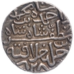 Silver Tanka Coin of Nasir ud din Ahmad I of the Gujarat Sultanate.