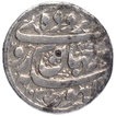 Silver One Rupee Coin of Nurjahan of Lahore Mint.