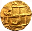 Gold Half Fanam Coin of Chhatrapati Shivaji Maharaj of Maratha Conferderacy.