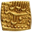 Gold Square Mohur Coin of Akbar of Bang Mint.