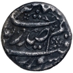 Extremely Rare Silver Half Rupee Coin of Noorjahan of Surat Mint.