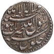Silver One Rupee Coin of Khurram of Lahore Mint.