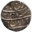 Rare Silver One Rupee Coin of Rafi ud Darjat of Bareli Mint.