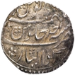 Silver One Rupee Coin of  Rafi ud Darjat of Gwaliar Mint.